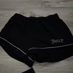Juicy Couture Black Athletic Shorts
